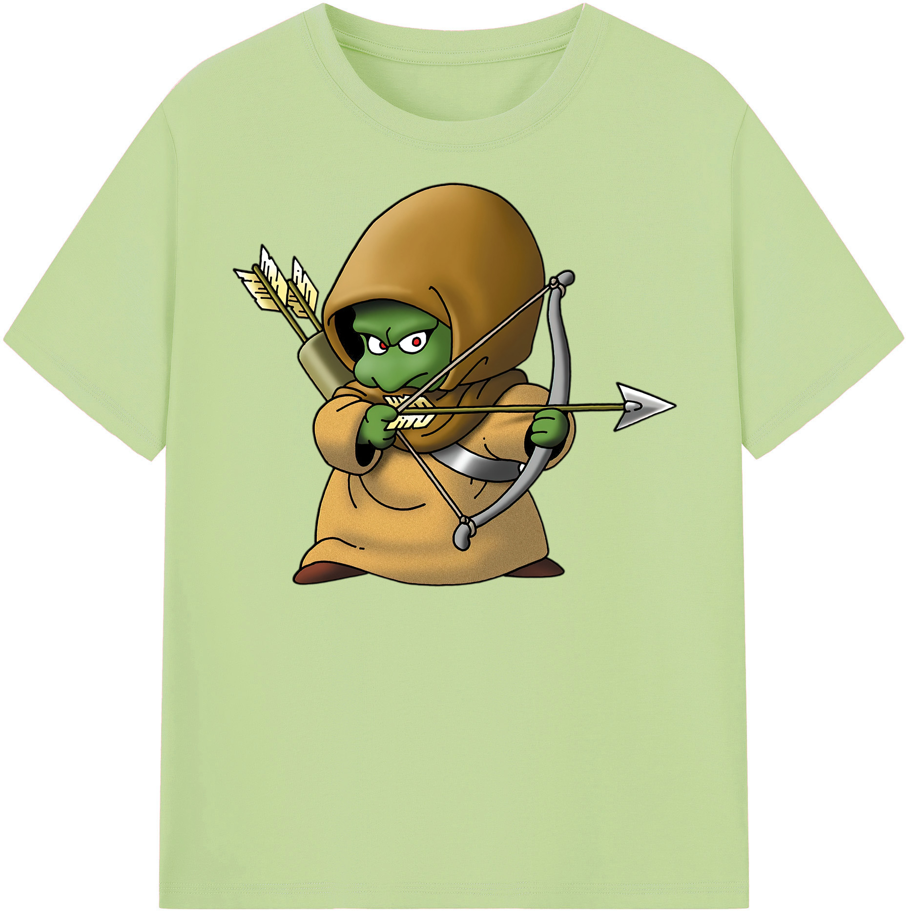 （画像用） ドラゴンクエスト Doragon Kuesuto Dragon Quest 綿100％半袖Tシャツ（フロントプリント）
